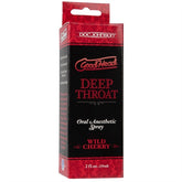 GoodHead Deep Throat Spray 59 ml - Wild Cherry Flavor Oral Gels & Sprays